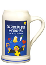 Oktoberfestkrug 2012 - Offizieller Sammlerkrug ohne Deckel