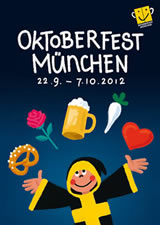 Plakat zum Oktoberfest München